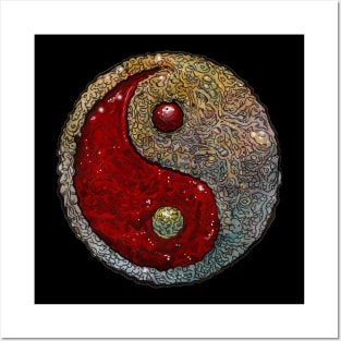 Zombie Yin Yang Posters and Art